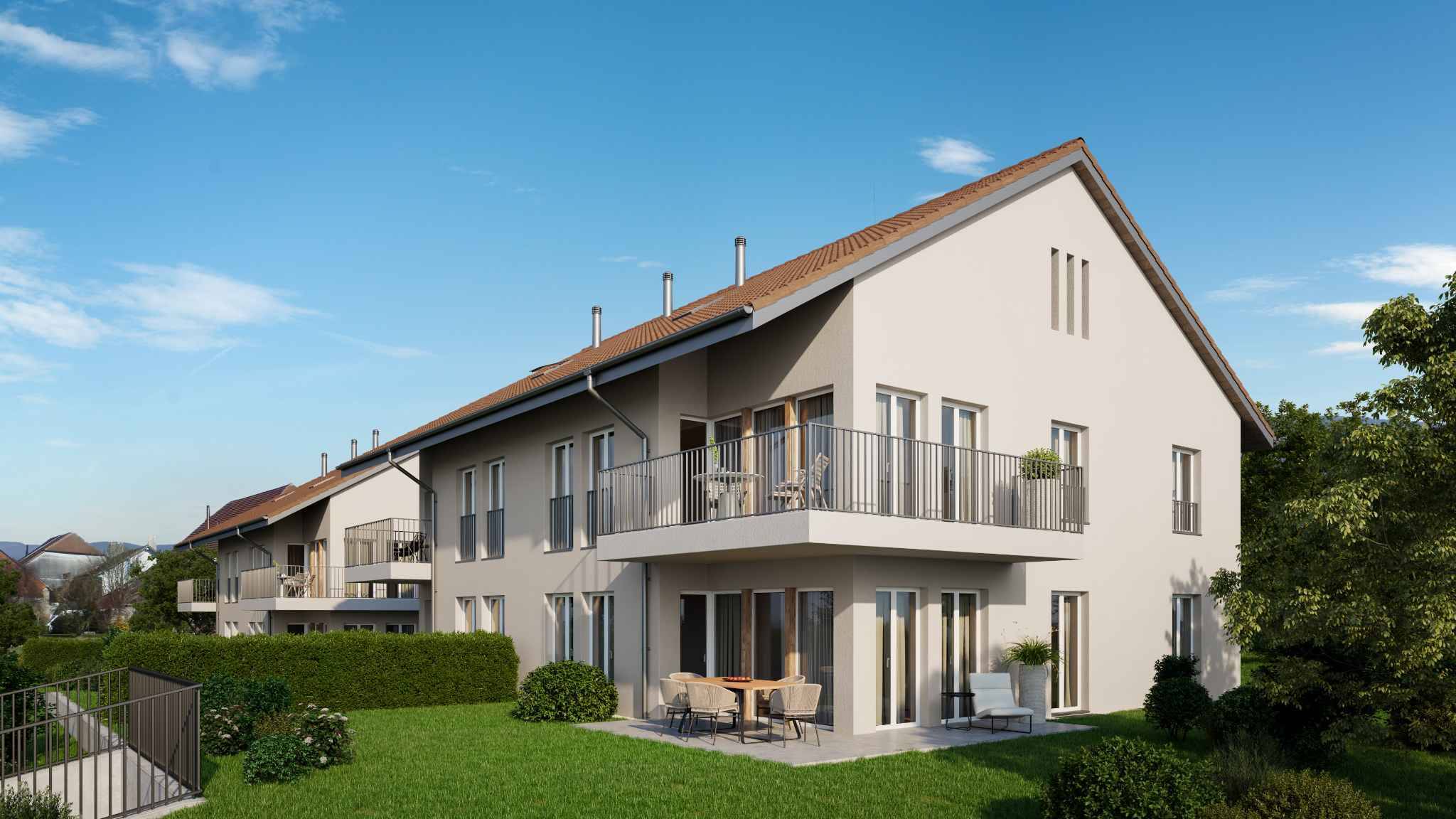 Nouveau projet : 3,5 pièces avec grand jardin !