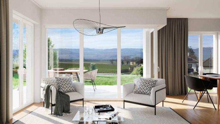 Nouvelle promotion à Corcelles-sur-Chavornay - 4.5 pièces en rez-de-jardin ! 
