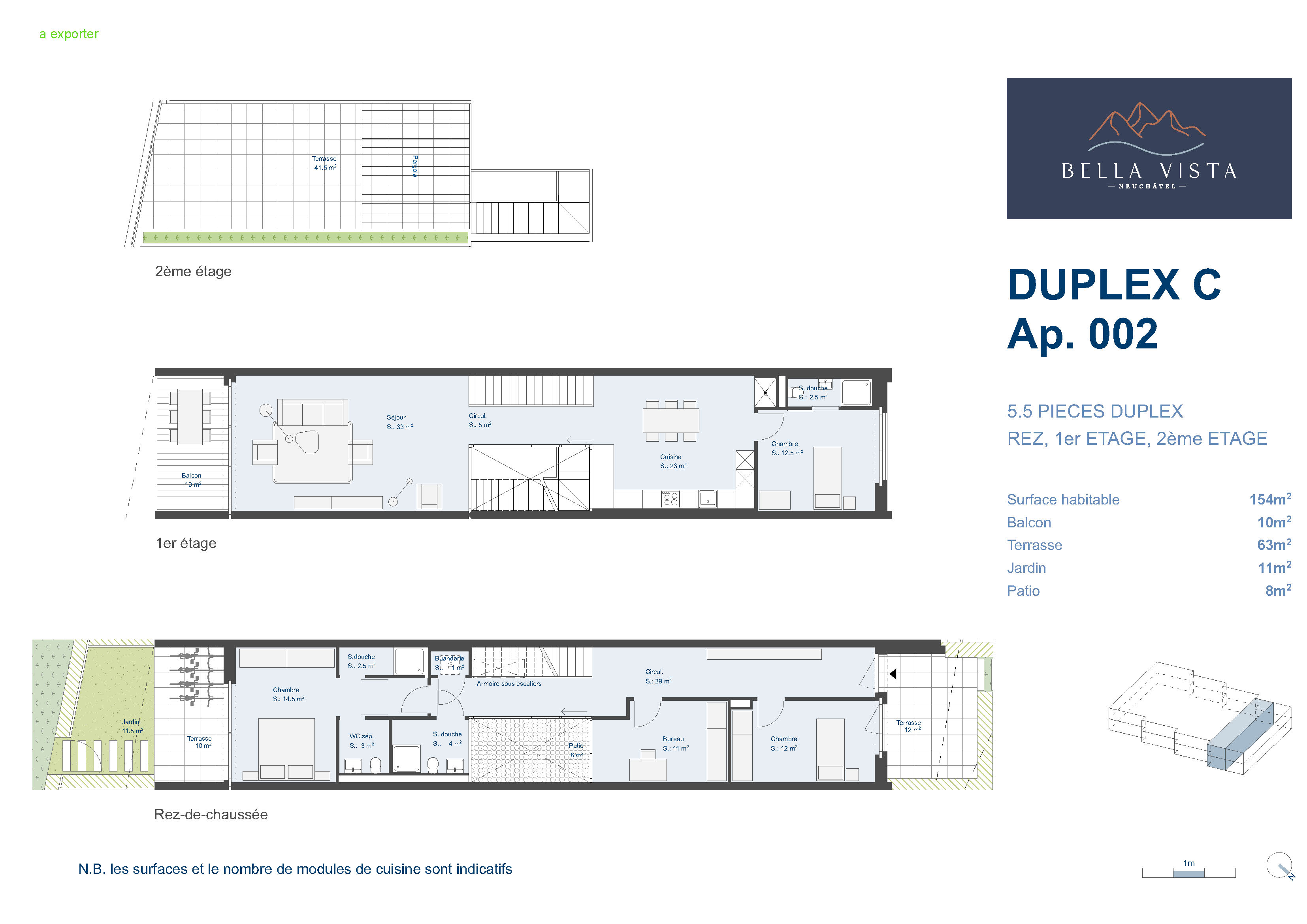 Immeuble 7C - Lot C.002- 5,5 pièces
