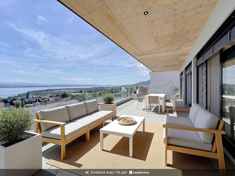 Appartement neuf de 3,5 pièces avec terrasse et vue panoramique