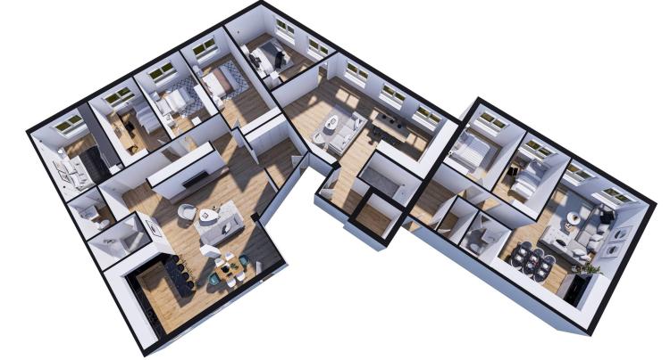 Spacieux appartement de 5,5 pièces au centre-ville