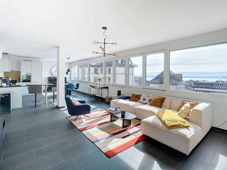 Maison sur 1 seul étage avec vue sur le lac