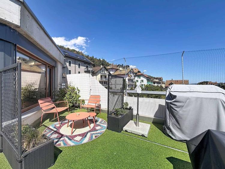 Un élégant 4,5 pièces avec deux terrasses 