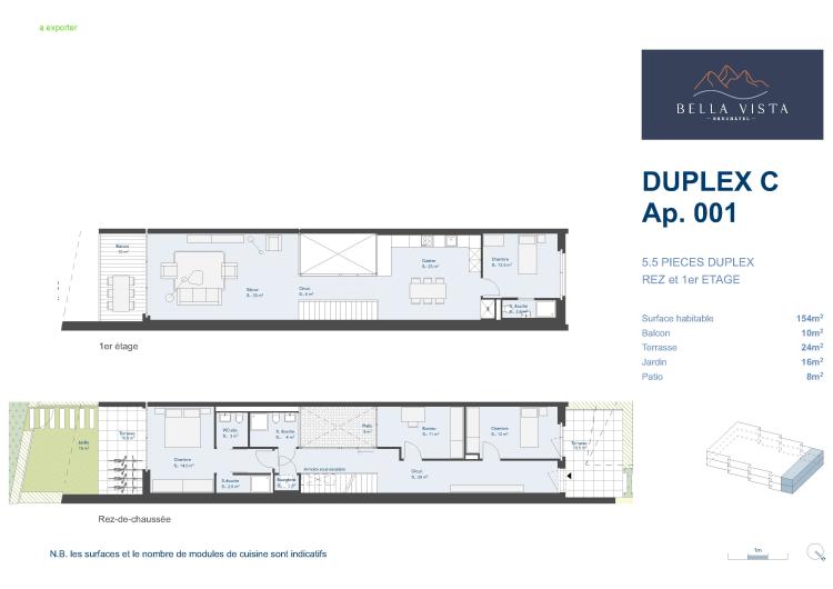 Immeuble 7C - Lot C.001 - 5,5 pièces