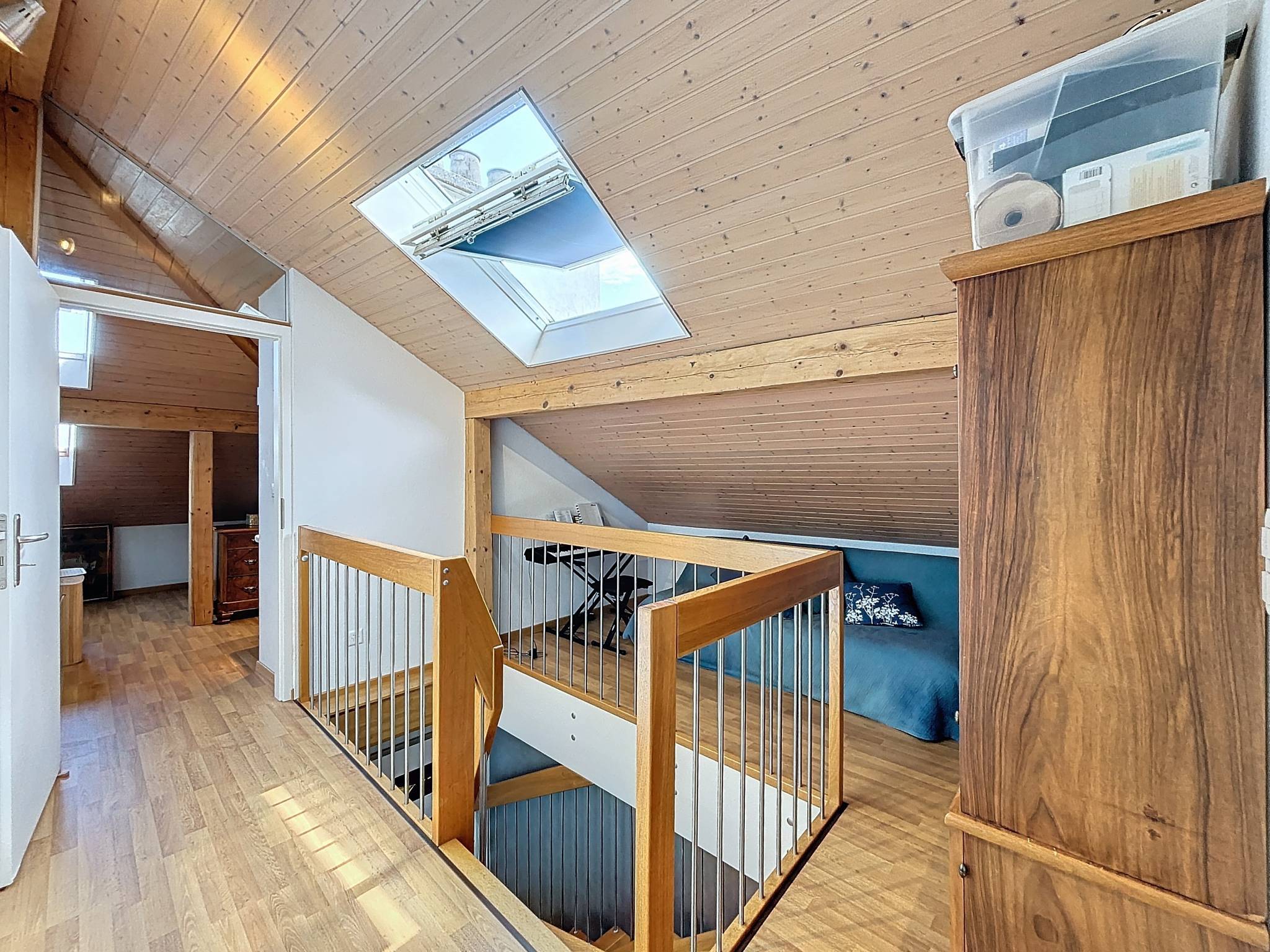 Duplex avec vue panoramique sur le lac et les Alpes