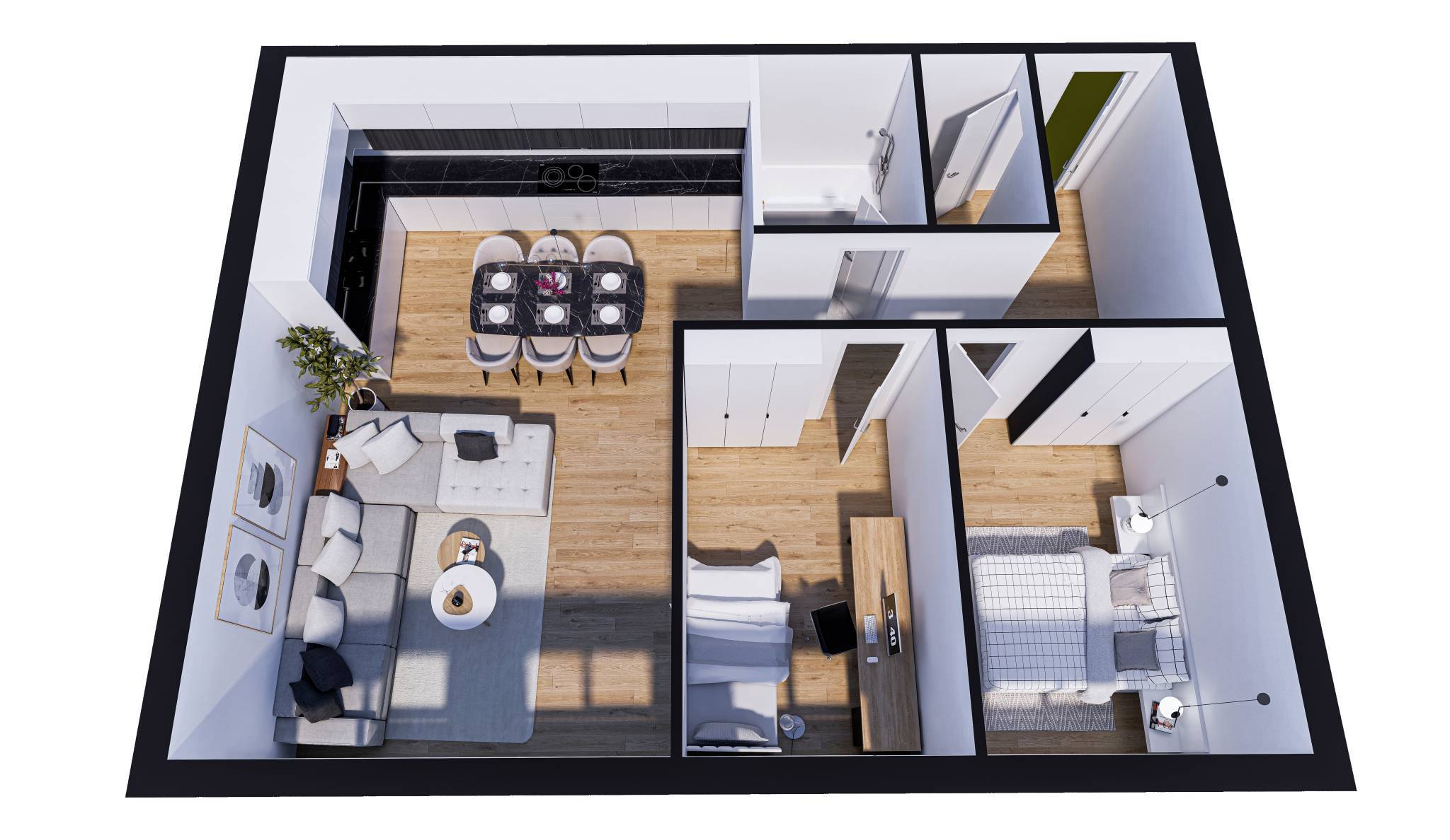 Superbe loft de 71m² en plein centre-ville